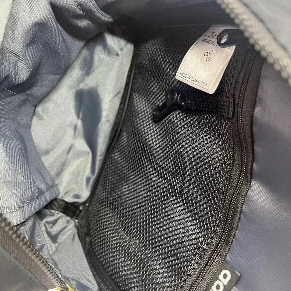 Adidas Mini Backpack Purse Black Gold Linear Logo Travel Bag School Sporty EUC - Picture 12 of 13